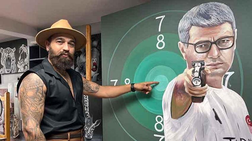 Geliri depremzedelere bağışlanacak: Yusuf Dikeç'in resmi yapacağı son dokunuşla tamamlanacak