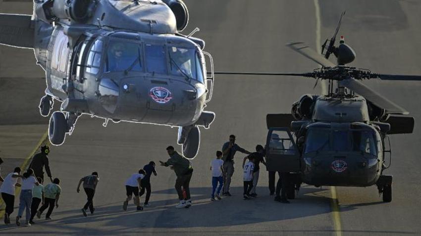 TEKNOFEST Adana'da bir ilki yaşadılar! Öğrenciler helikoptere binip Adana'yı gökyüzünden izledi