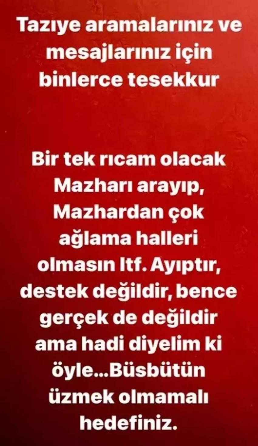 Mazhar Alanson'dan kızı Eda'ya veda! Ayakta durmakta zorluk çekti