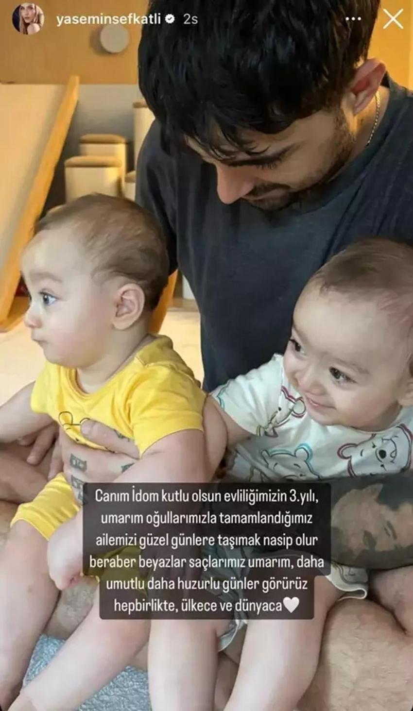 Yasemin Şefkatli ve İdo Tatlıses evliliklerinin 3. yıl dönümünü kutladı!