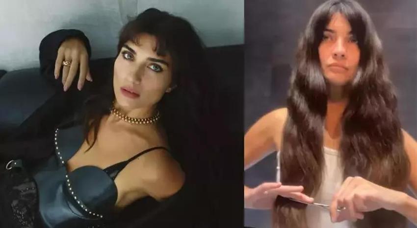 Tuba Büyüküstün saçlarını kesti: "Bazı anılarla vedalaşma vakti gelmişti"