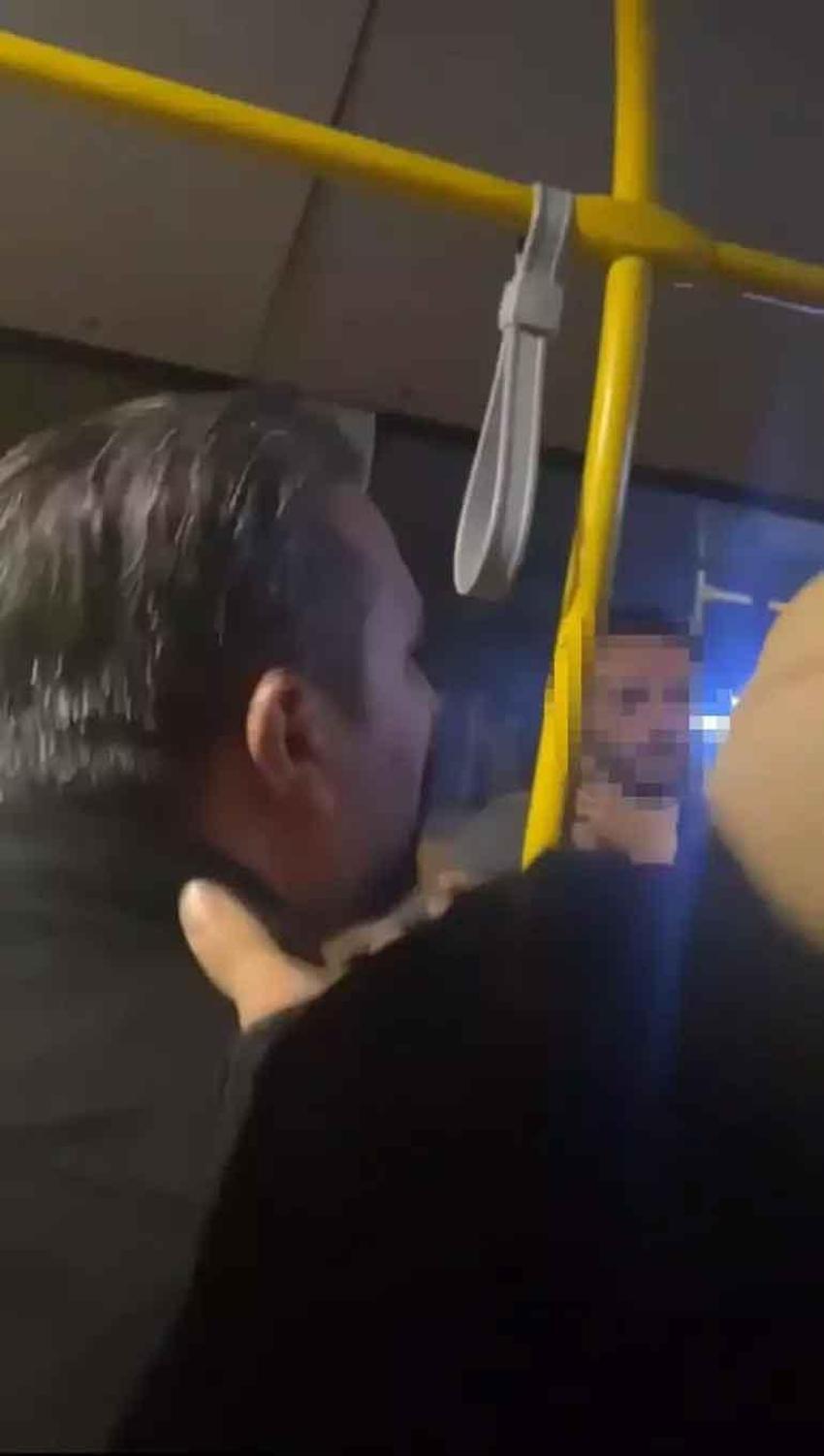 Eyüpsultan'da durakta bekleyen kadını taciz eden adama meydan dayağı
