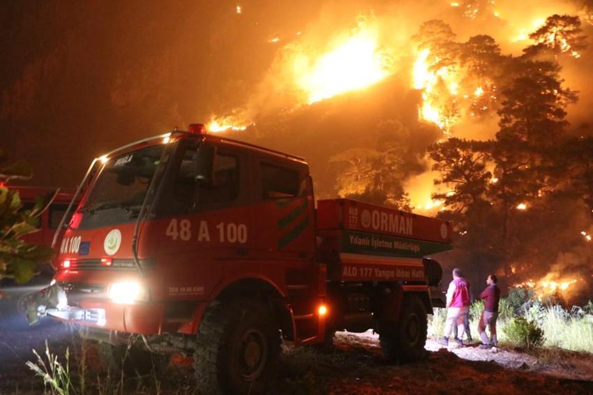 Muğla'nın Ortaca ve Dalaman ilçesinde orman yangını çıktı! Ekipler müdahale ediyor