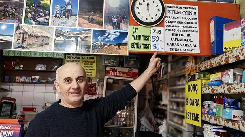 Veresiyeden bıktı, çareyi böyle buldu! 'Caydırıcı oluyor'