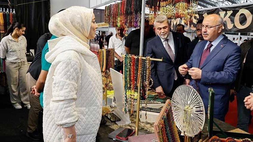 Adana'da doğal taş ve tespih fuarına rekor katılım
