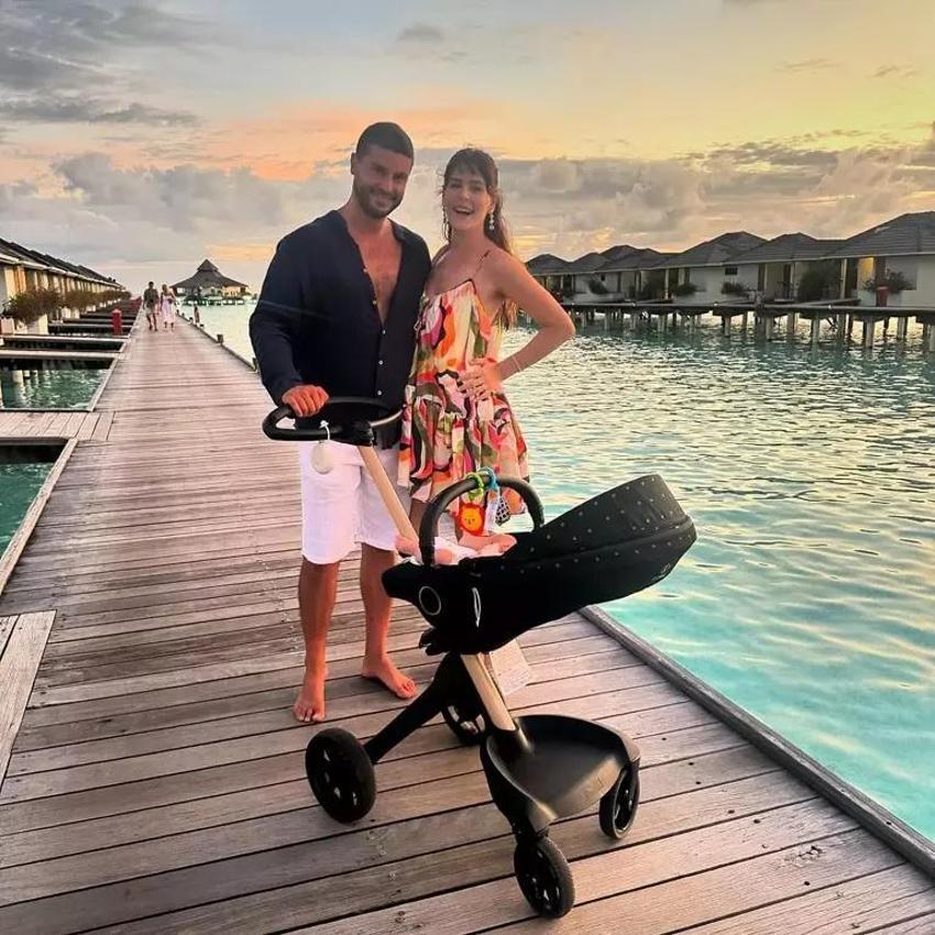 Berk Oktay ve kızının kalpleri ısıtan pozu!