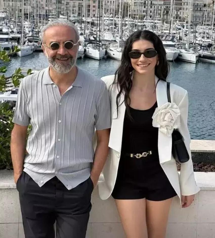 İnci Taneleri ekibi Cannes'da! Hazar Ergüçlü peş peşe paylaştı