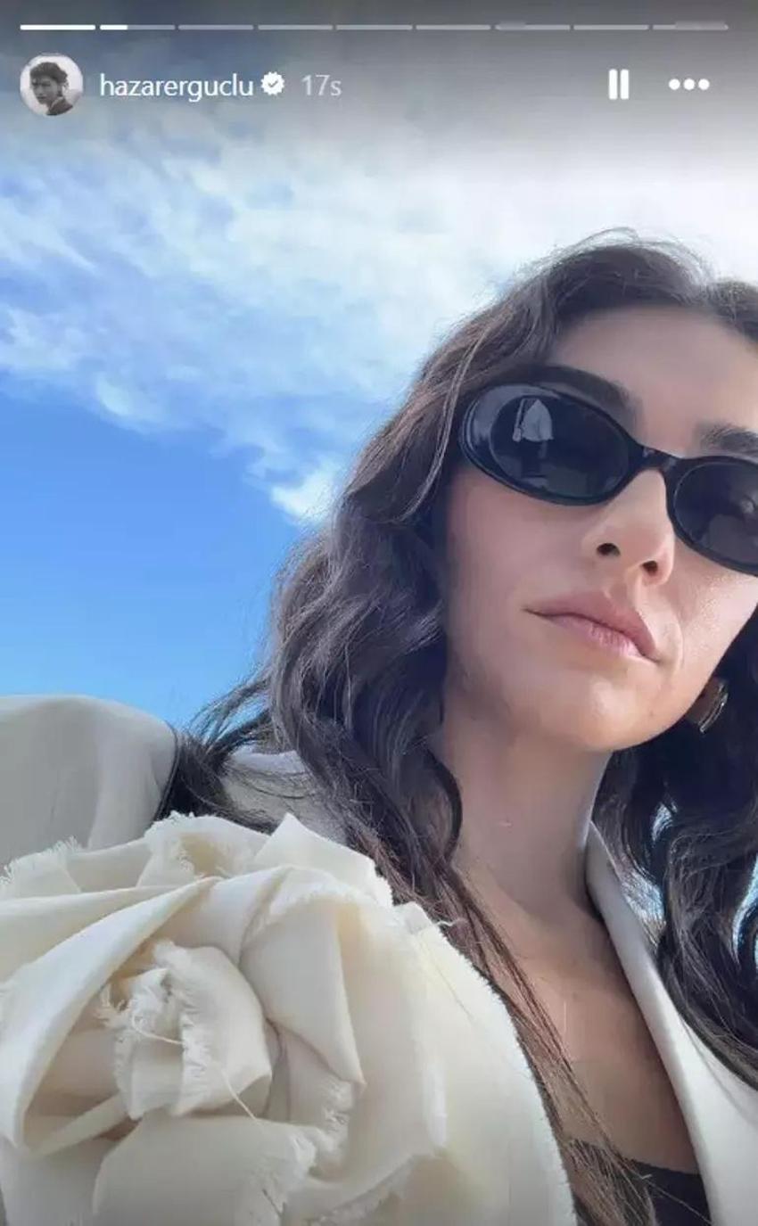 İnci Taneleri ekibi Cannes'da! Hazar Ergüçlü peş peşe paylaştı