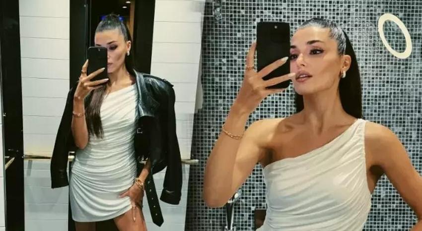 Hande Erçel'den aynalı pozlar! Instagram'da beğeni yağdı
