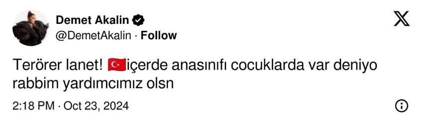 Ünlü isimlerden Ankara'daki saldırıya tepki! 'Teröre lanet olsun'