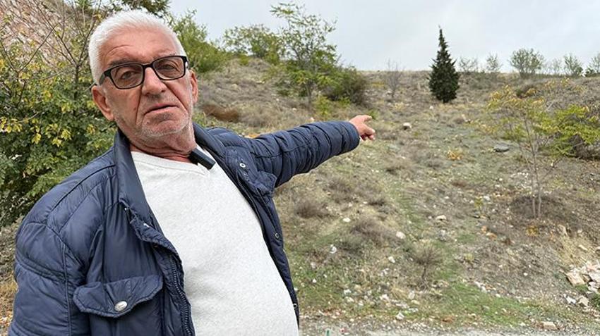 Kendi memleketinde gurbette gibi yaşıyor! Yolu olmayan mezarlığa dürbünle ziyaret