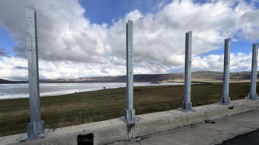 Aktaş Gölü'nde göçmen kuşlar için ses bariyeri yapılıyor
