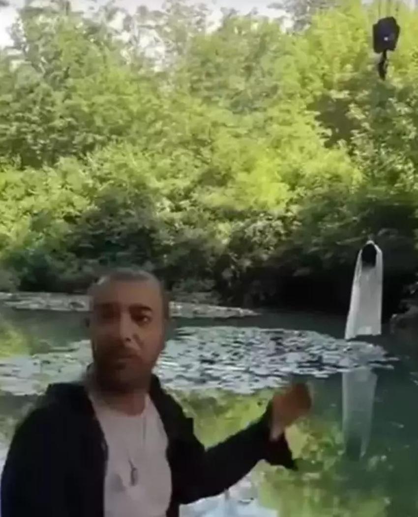 Klip çekimi sırasında ilginç anlar! Vinçle asılan kadın şarkıcı bayıldı
