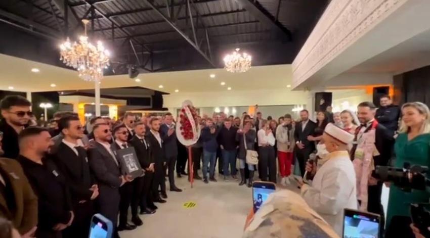 Trabzon'da böyle düğün görülmedi! Mezar taşı ve imamla geldiler