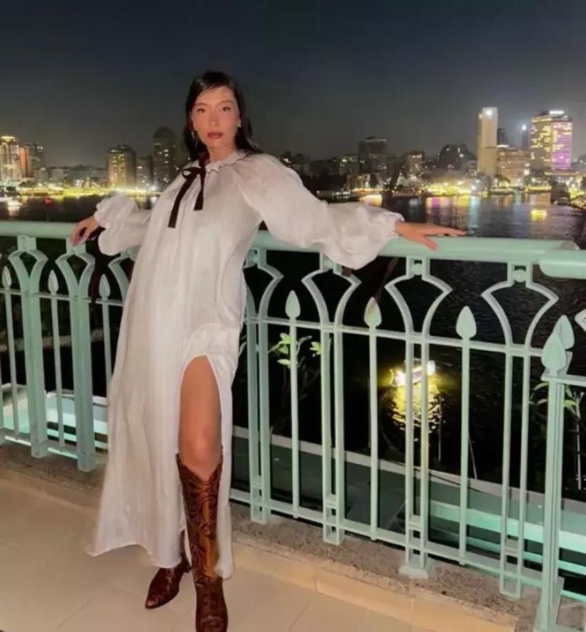 Neslihan Atagül Mısır'da: Karnı burnunda yeni pozlarını paylaştı