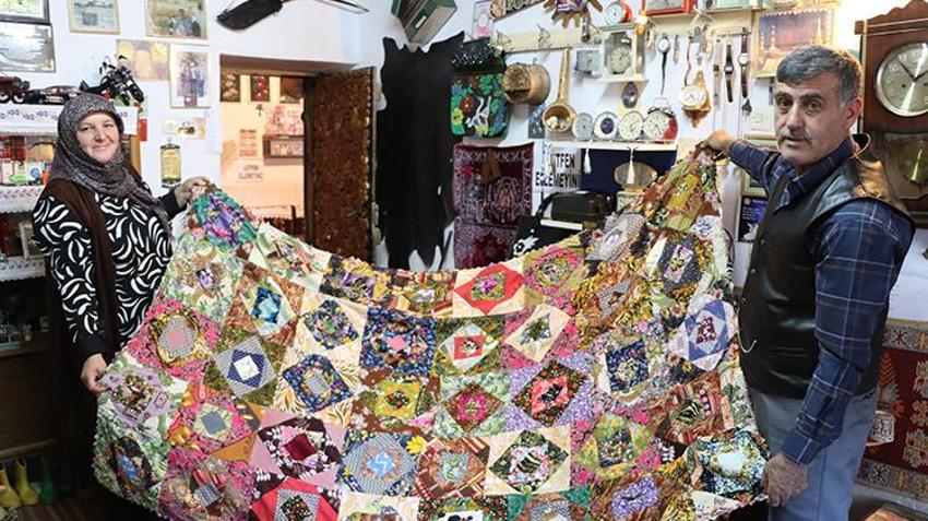Niğde'de antika tutkunu karı koca 35 şehir şehir gezerek eski eşyaları topladı