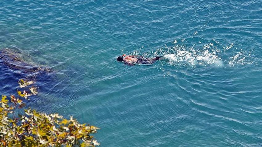 Antalya'dan 'kıskandıran' görüntüler! Termometreler 32 dereceyi gösterdi, tatilciler sahile koştu