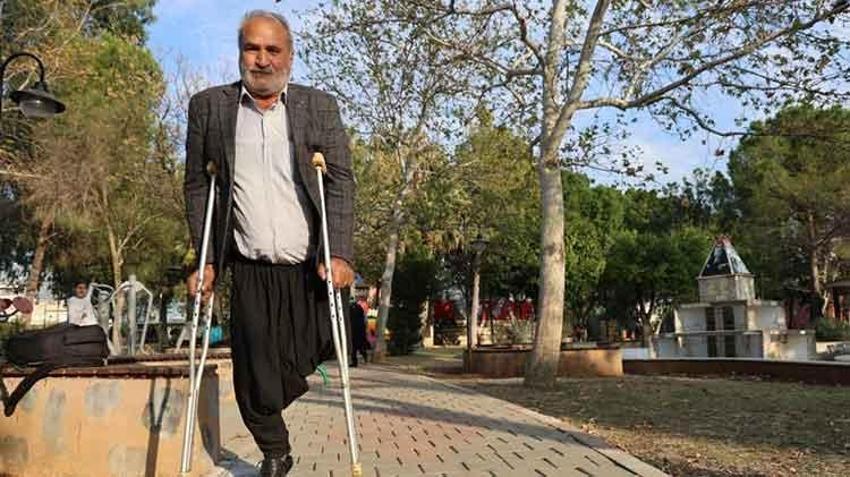 Tek bacağıyla 40 yıldır yaşıyor, tek bir hayali var!
