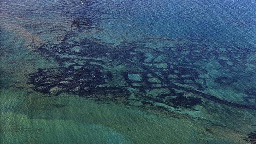 Van Gölü çekildi, su altındaki tarih gün yüzüne çıktı! 'Çıplak gözle de görülebiliyor'
