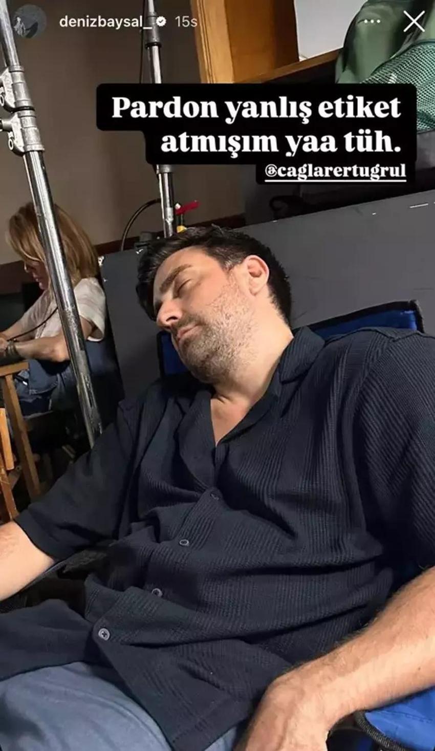 Deniz Baysal Çağlar Ertuğrul'un doğum gününü bakın nasıl kutladı! 