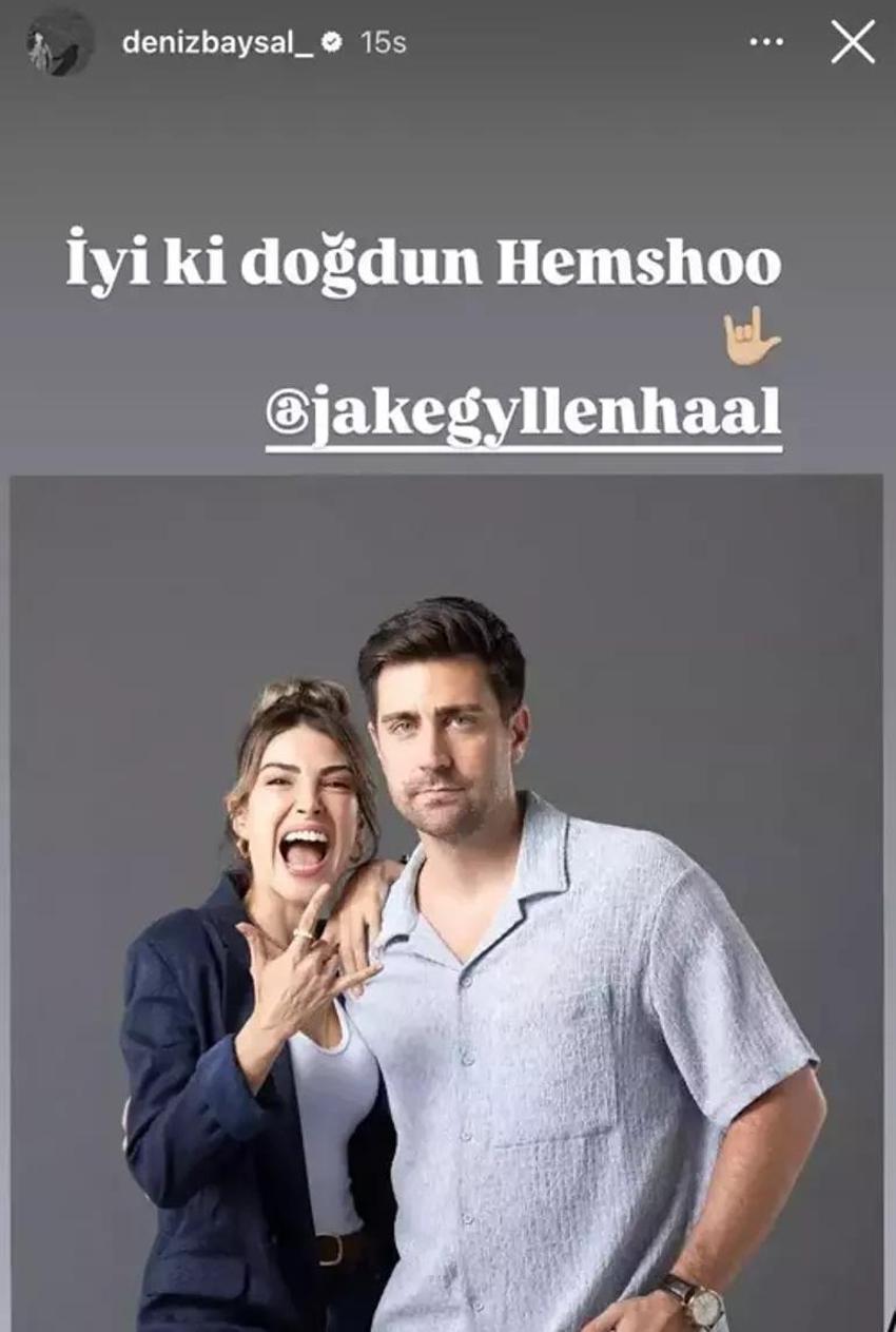 Deniz Baysal Çağlar Ertuğrul'un doğum gününü bakın nasıl kutladı! 