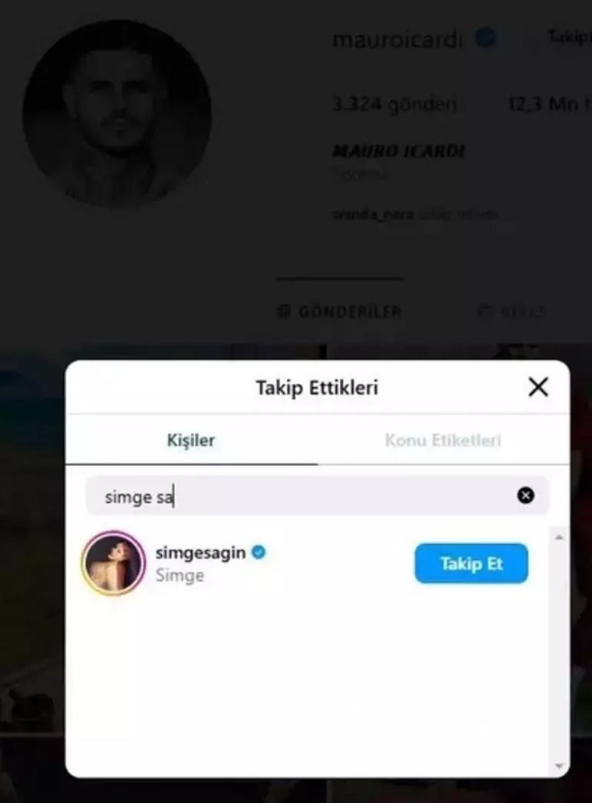 Icardi'den ters köşe! Wanda Nara'dan sonra Simge hamlesi geldi
