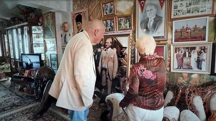 Atatürk sevgisi Rus televizyonuna konu oldu: Evini müzeye çeviren kadın: 'Bu sevgi bana babamdan kalma'