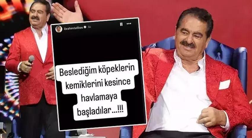 İbrahim Tatlıses'in bir cümlesi olay yarattı! 'Beslediğim köpekler..."