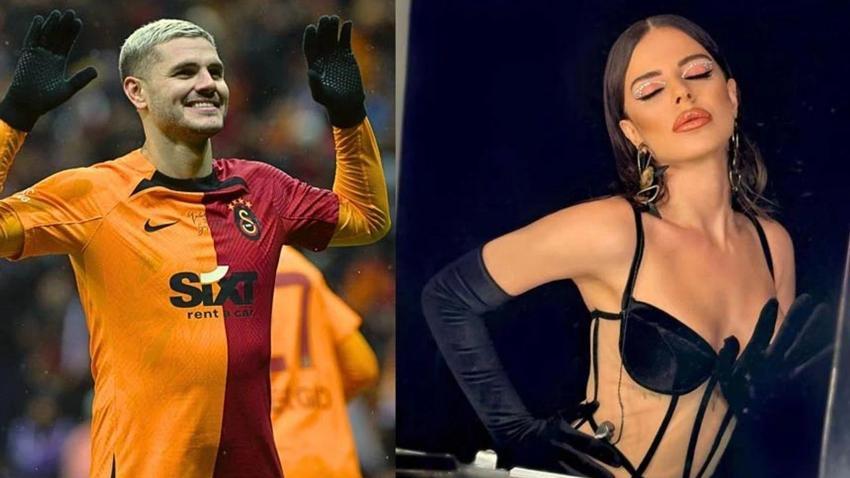 Simge Sağın'dan Icardi'ye gönderme! Meşhur gol sevincini yaptı