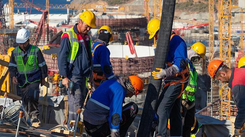 Mersin'de Akkuyu NGS'nin 1'inci ünitesinde reaktör binasının dış koruma kabuğunun kurulumu tamamlandı