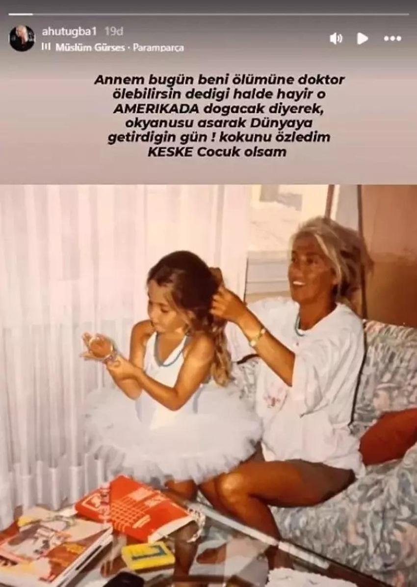 Ahu Tuğba'nın kızı Anjelik geçmişe götürdü! Bu fotoğrafı ilk kez paylaştı