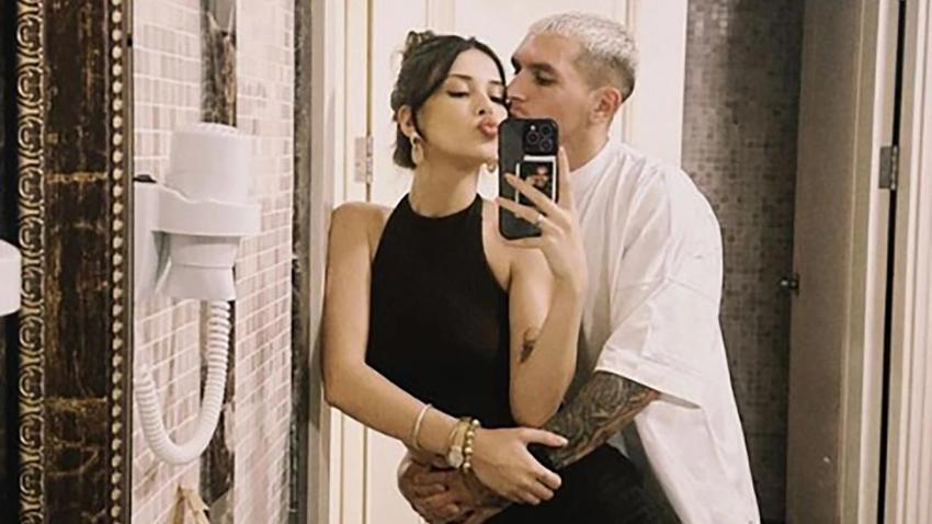 Devrim Özkan ve Lucas Torreira'dan tatil kaçamağı