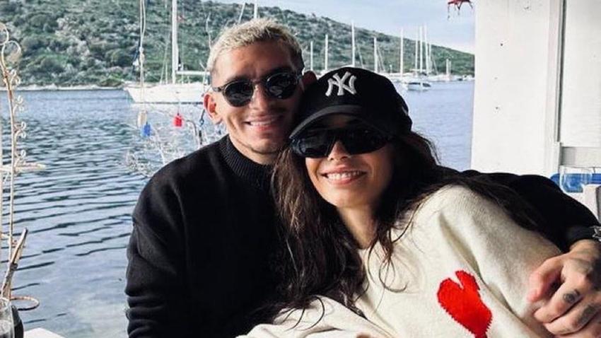 Devrim Özkan ve Lucas Torreira'dan tatil kaçamağı