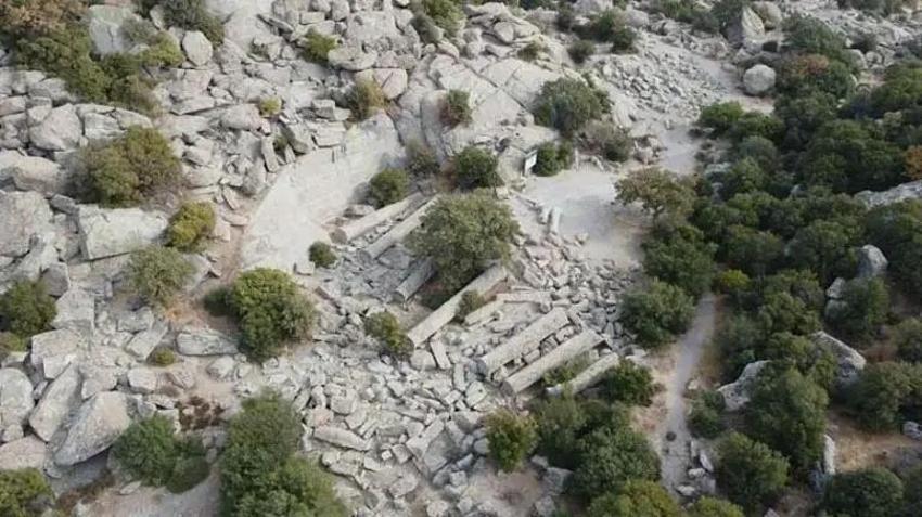1600 yıl önce bıraktıkları gibi duruyor! Çanakkale'de şaşkına çeviren görüntü