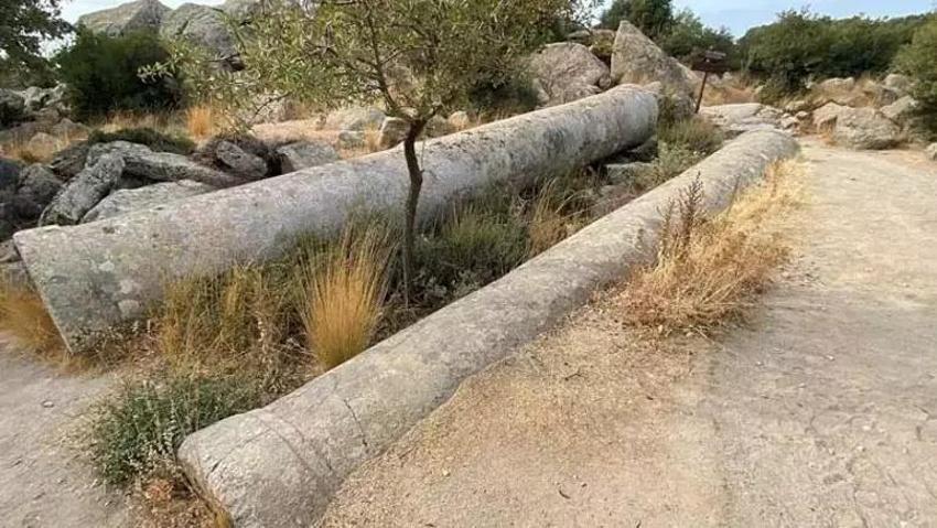 1600 yıl önce bıraktıkları gibi duruyor! Çanakkale'de şaşkına çeviren görüntü