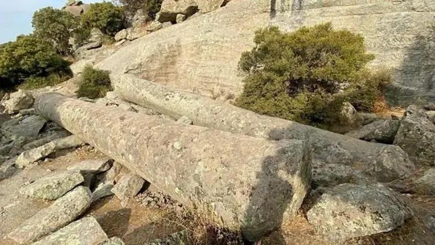 1600 yıl önce bıraktıkları gibi duruyor! Çanakkale'de şaşkına çeviren görüntü