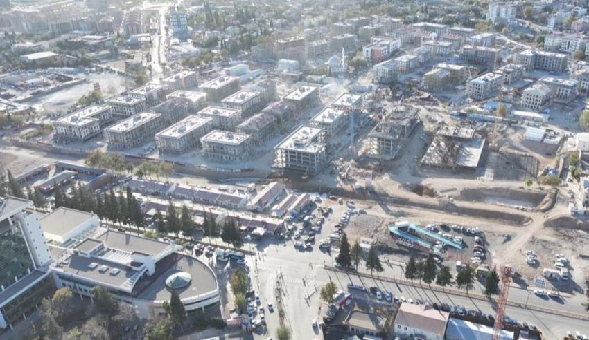 Kahramanmaraş'ta Azerbaycan Mahallesi'nin yüzde 45'i bitti