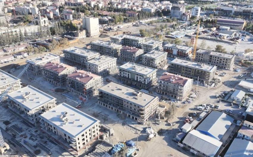 Kahramanmaraş'ta Azerbaycan Mahallesi'nin yüzde 45'i bitti