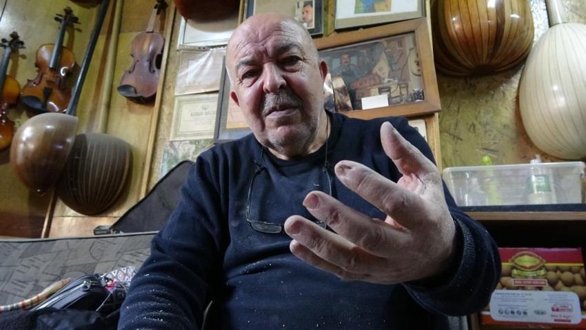 Sanatı onun parmak uçlarında: Sivaslı ud ustasının yarım asırlık meslek aşkı 