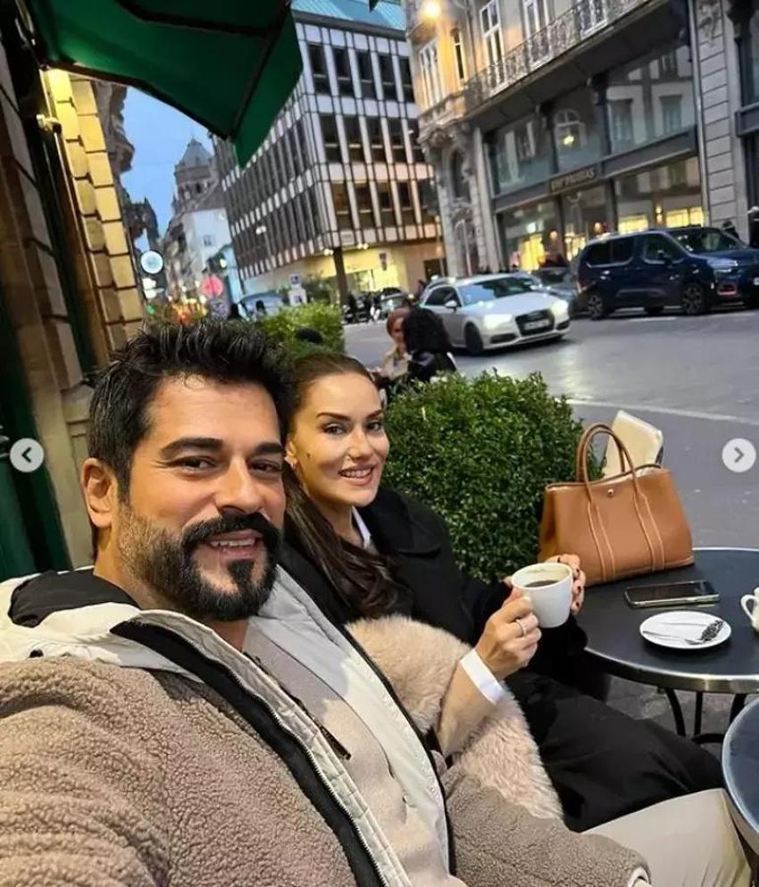 Fahriye Evcen'in giydiği kürk gerçek mi? Eşi Burak Özçivit açıkladı