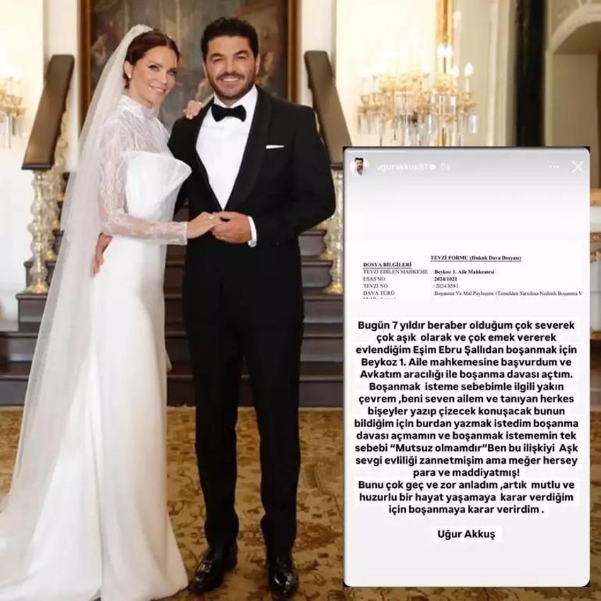 Eşi Uğur Akkuş’tan boşanacak Ebru Şallı’dan yeni açıklama! Ebru Şallı: Aramızda kavga gürültü yok!