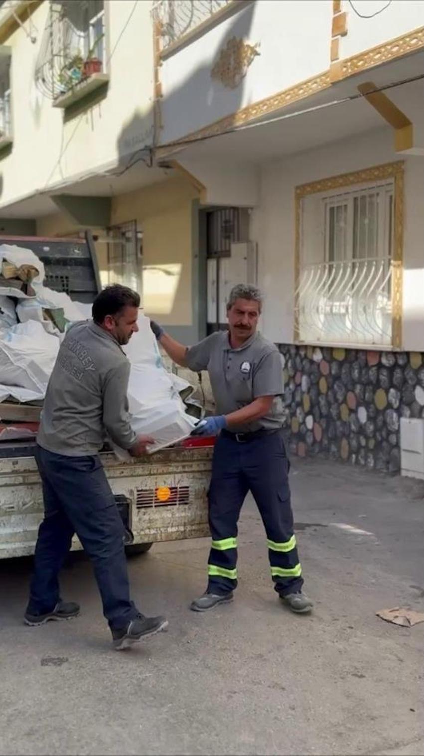 Gaziantep'te ihtiyaç sahiplerine sosyal yardım desteği: Budanan ağaçlar ihtiyaç sahiplerine yakacak oluyor
