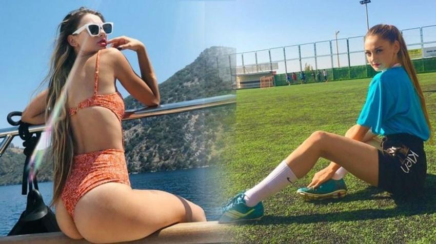 Güzellik kraliçesi futbol aşkından vazgeçmiyor! Podyumdan sahaya indi, kulübe başkan oldu
