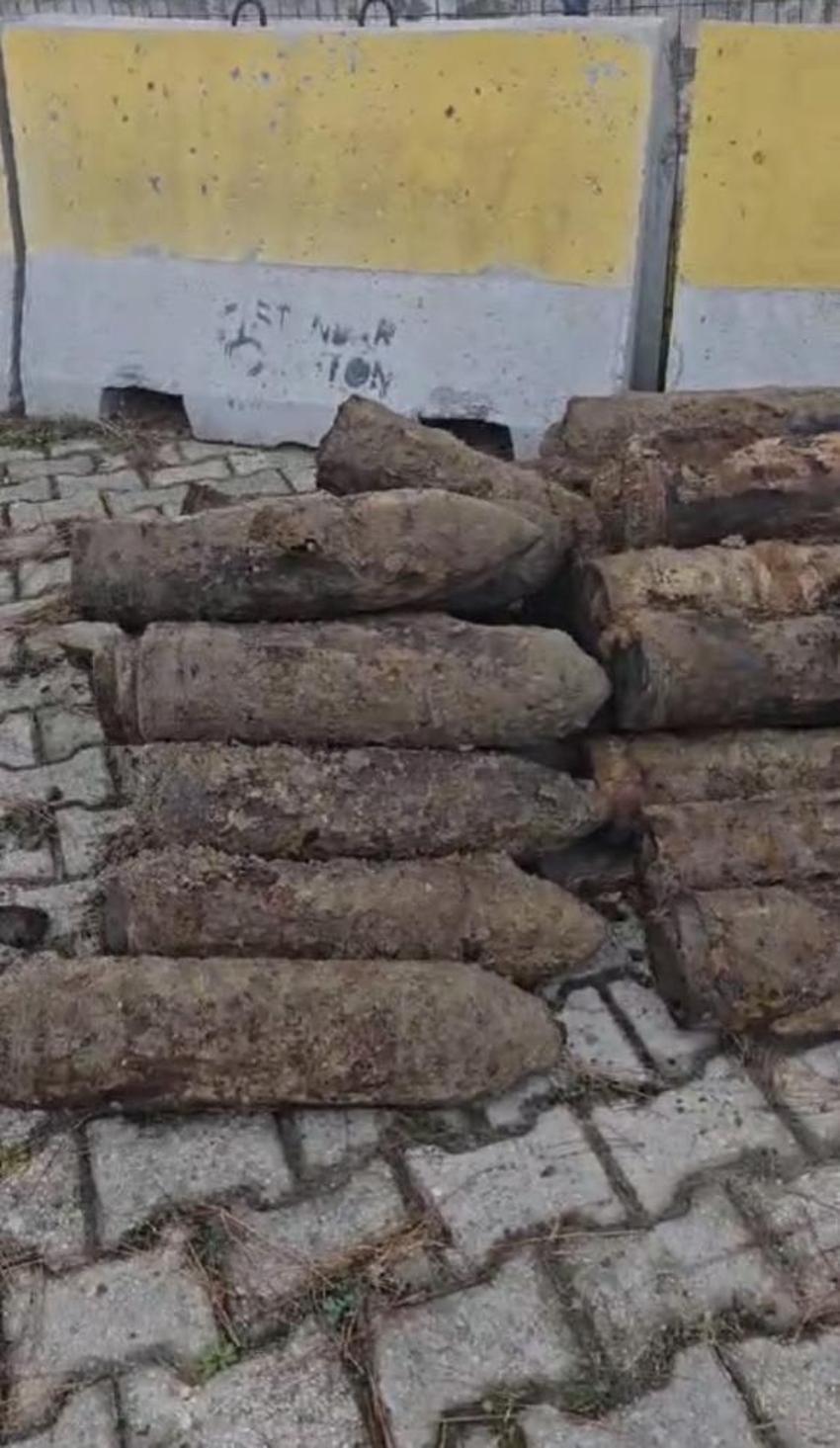 Belediye ekipleri kanalizasyon çalışması yaparken buldu! Bir kent bunu konuşuyor: 109 yıllık cephanelik ortaya çıktı