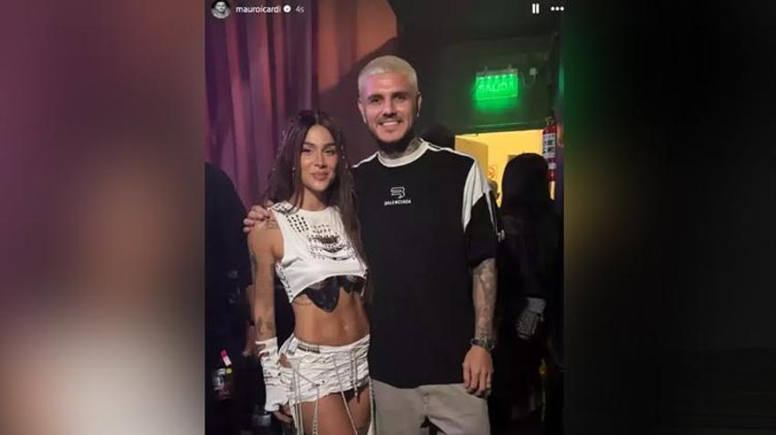 Icardi'nin yeni sevgilisi ünlü şarkıcı mı? Fotoğraf paylaştı, Wanda Nara çıldırdı