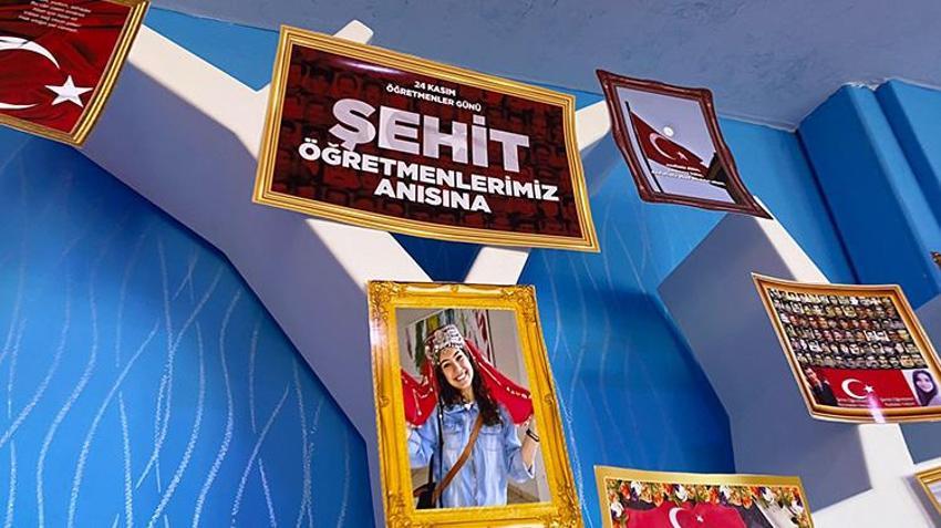 Meslektaşları 24 Kasım Öğretmenler Günü'nde şehit öğretmen Şenay Aybüke Yalçın'ı unutmadı