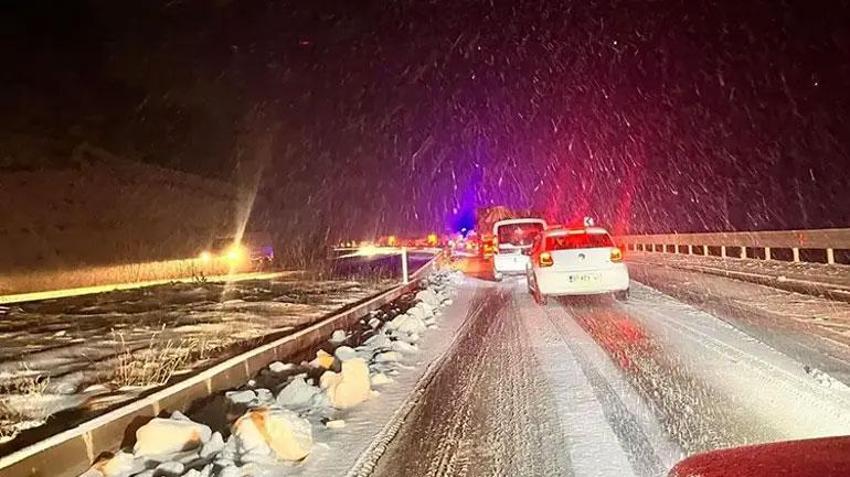 Kar yağışı etkili olmaya başladı! Şehirler beyaza büründü trafiklte aksamalar meydana geldi