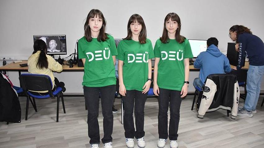Adanalı tek yumurta üçüzlerinden inanılmaz başarı! Aynı üniversitede aynı bölümü birlikte okuyorlar