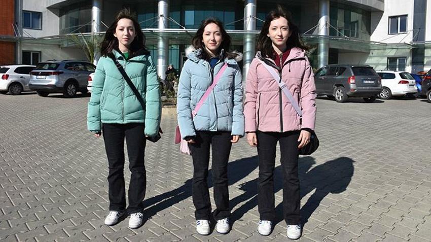Adanalı tek yumurta üçüzlerinden inanılmaz başarı! Aynı üniversitede aynı bölümü birlikte okuyorlar