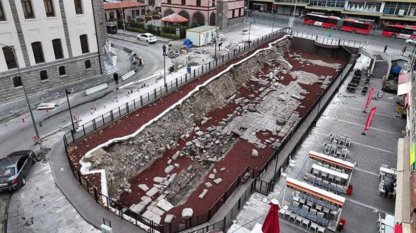 Ankara 'da 2 bin 700 yıllık tarihi Roma yolu ziyarete açılacak